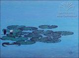 Merrill Lynch Water Lillys  Acrylic on canvas   30X40 cm.-2008.jpg.jpg