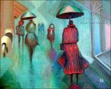 Woman with Umbrella  Acrylic on canvas  40X50 cm.-2013.jpg.jpg